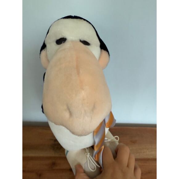 VTG 1985 Opus The Penguin Yuppie Phase Plush Dakin Yuppy Nice Necktie & Tags - Picture 5 of 7